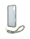 Hurtownia GSM - Guess GUHMP16SHCPOFPA Apple iPhone 16 Hardcase IML Blumen Allover Elektro mit Perlenriemen MagSafe grün - GUE3637 - {ean13} - Hurt