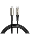 Hurtownia GSM - Kabel USB-C do Lightning PD Baseus Waterdrop z diodą LED, 18W, 1,3m (czarny) - BSU1129BLK - {ean13} - Hurt