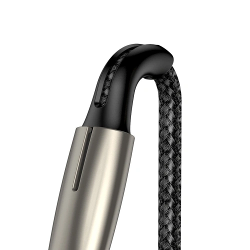 Kabel USB-C do Lightning PD Baseus Waterdrop z diodą LED, 18W, 1,3m (czarny)