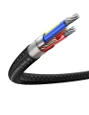 Hurtownia GSM - Kabel USB-C do Lightning PD Baseus Waterdrop z diodą LED, 18W, 1,3m (czarny) - BSU1129BLK - {ean13} - Hurt