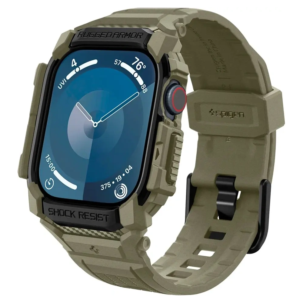 Wholesale Spigen Rugged Armor Pro Apple Watch 10 46mm Vintage Khaki - SPN16489 - {ean13} - Hurt