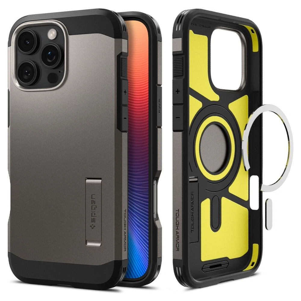 Hurtownia GSM - Spigen Tough Armor Mag MagSafe Apple iPhone 16 Pro Max Gunmetal - SPN16486 - {ean13} - Hurt