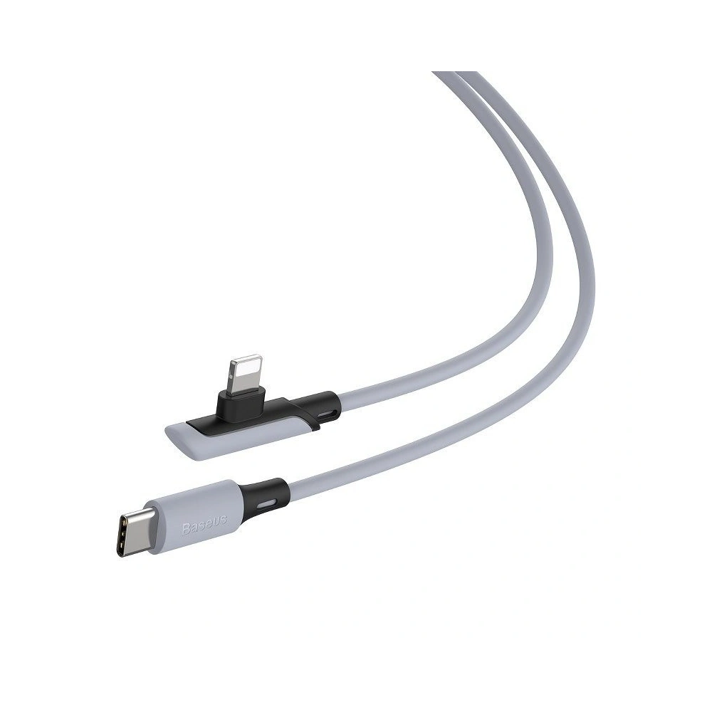 Hurtownia GSM - Kabel kątowy USB-C do Lightning Baseus Colourful, PD, 18W, 1.2m (fioletowy) - BSU1135PRP - {ean13} - Hurt