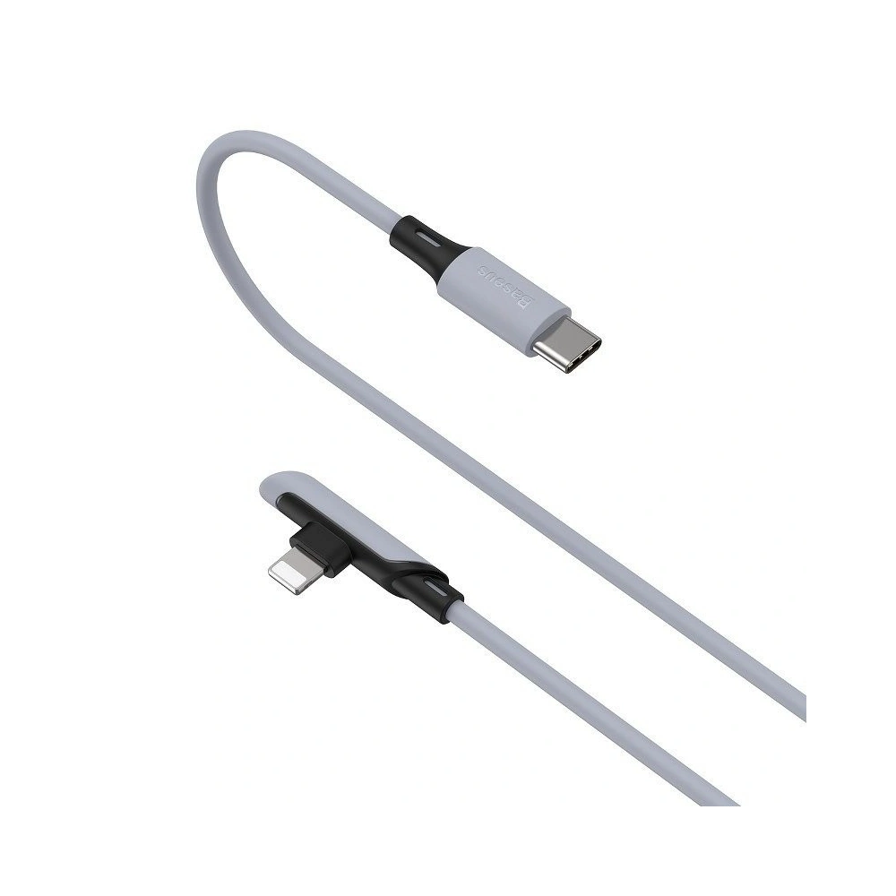 Hurtownia GSM - Kabel kątowy USB-C do Lightning Baseus Colourful, PD, 18W, 1.2m (fioletowy) - BSU1135PRP - {ean13} - Hurt