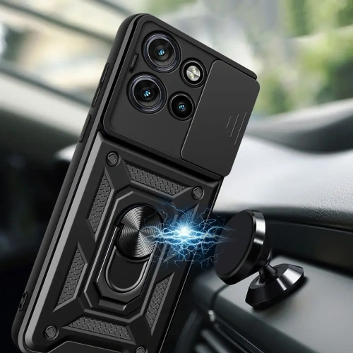 Etui Tech-Protect Camshield Pro Motorola Edge 50 Neo Black