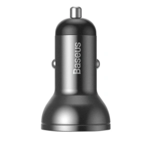 Hurtownia GSM - Ładowarka samochodowa Baseus z wyświetlaczem 24W + kabel USB 3w1 Baseus Three Primary Colors 1,2m - BSU1139 - {ean13} - Hurt