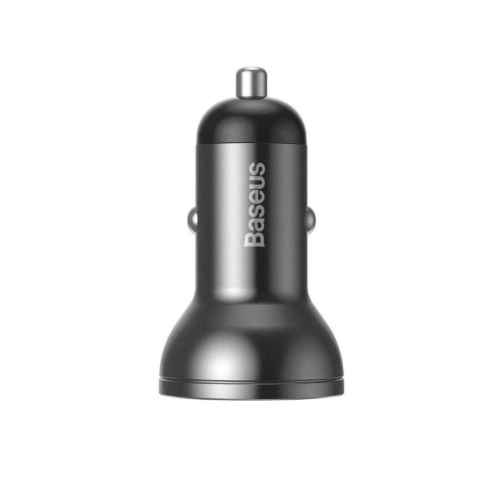 Hurtownia GSM - Ładowarka samochodowa Baseus z wyświetlaczem 24W + kabel USB 3w1 Baseus Three Primary Colors 1,2m - BSU1139 - {ean13} - Hurt
