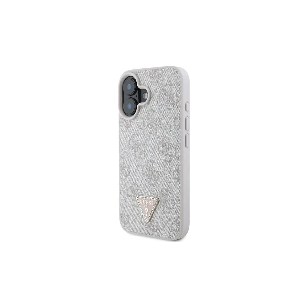 Hurtownia GSM - Guess GUHCP16SP4TDSCPP Apple iPhone 16 Hartschale Leder Metall Logo Strass Umhängetasche pink - GUE004053 - {ean13} - Hurt