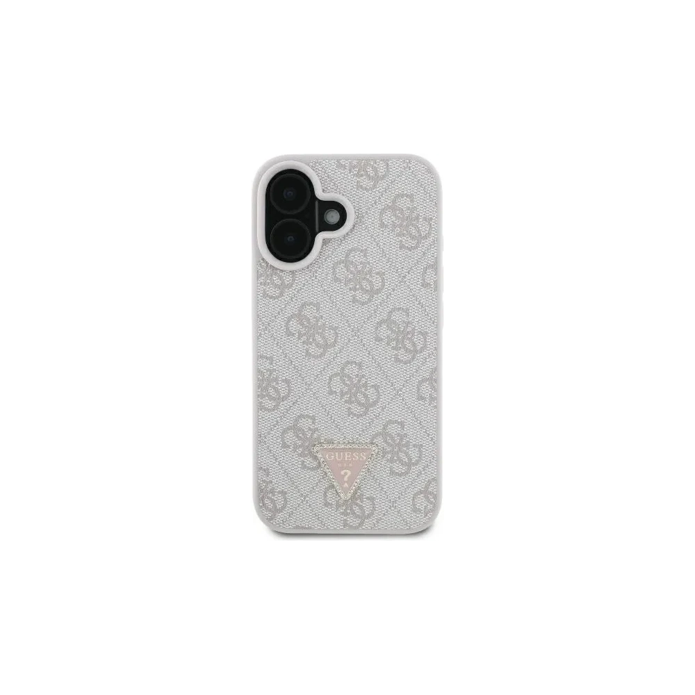Hurtownia GSM - Guess GUHCP16SP4TDSCPP Apple iPhone 16 Hartschale Leder Metall Logo Strass Umhängetasche pink - GUE004053 - {ean13} - Hurt
