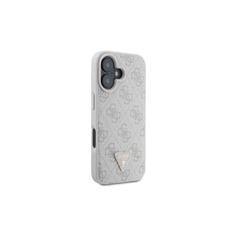 Hurtownia GSM - Guess GUHCP16SP4TDSCPP Apple iPhone 16 Hartschale Leder Metall Logo Strass Umhängetasche pink - GUE004053 - {ean13} - Hurt