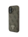 Hurtownia GSM - Etui Guess GUHCP16SP4TDSCPW Apple iPhone 16 hardcase Kožené Metal Logo Strass Crossbody hnědá/brown - GUE004051 - {ean13} - Hurt