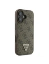Hurtownia GSM - Etui Guess GUHCP16SP4TDSCPW Apple iPhone 16 hardcase Kožené Metal Logo Strass Crossbody hnědá/brown - GUE004051 - {ean13} - Hurt