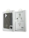 Hurtownia GSM - Guess GUHCP16SP4TDSCPW Apple iPhone 16 husă din piele tare cu logo din metal și strasuri, tip crossbody, maro - GUE004051 - {ean13} - Hurt