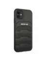 Hurtownia GSM - AMG AMHCN61GSEBK Apple iPhone 11 / XR husă tare din piele cu linii debosate neagră - MRS100 - {ean13} - Hurt