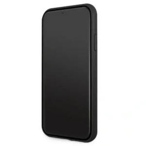 Hurtownia GSM - AMG AMHCN61GSEBK Apple iPhone 11 / XR husă tare din piele cu linii debosate neagră - MRS100 - {ean13} - Hurt