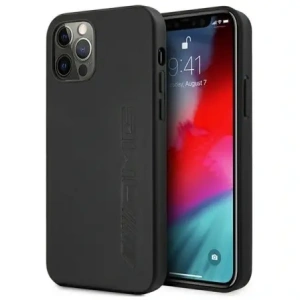 Hurtownia GSM - Etui AMG AMHCP12LDOLBK Apple iPhone 12 Pro Max hardcase Leather Hot Stamped černá/black - MRS102 - {ean13} - Hurt
