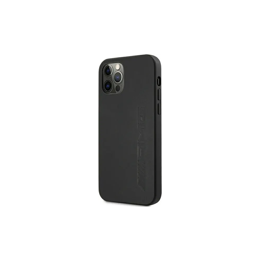 Hurtownia GSM - Etui AMG AMHCP12LDOLBK Apple iPhone 12 Pro Max hardcase Leather Hot Stamped černá/black - MRS102 - {ean13} - Hurt