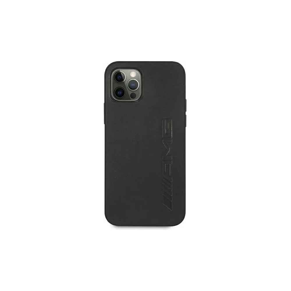 Hurtownia GSM - Etui AMG AMHCP12LDOLBK Apple iPhone 12 Pro Max hardcase Leather Hot Stamped černá/black - MRS102 - {ean13} - Hurt