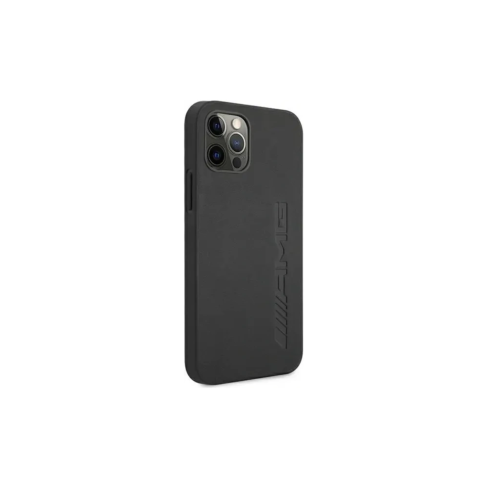 Hurtownia GSM - Etui AMG AMHCP12LDOLBK Apple iPhone 12 Pro Max hardcase Leather Hot Stamped černá/black - MRS102 - {ean13} - Hurt