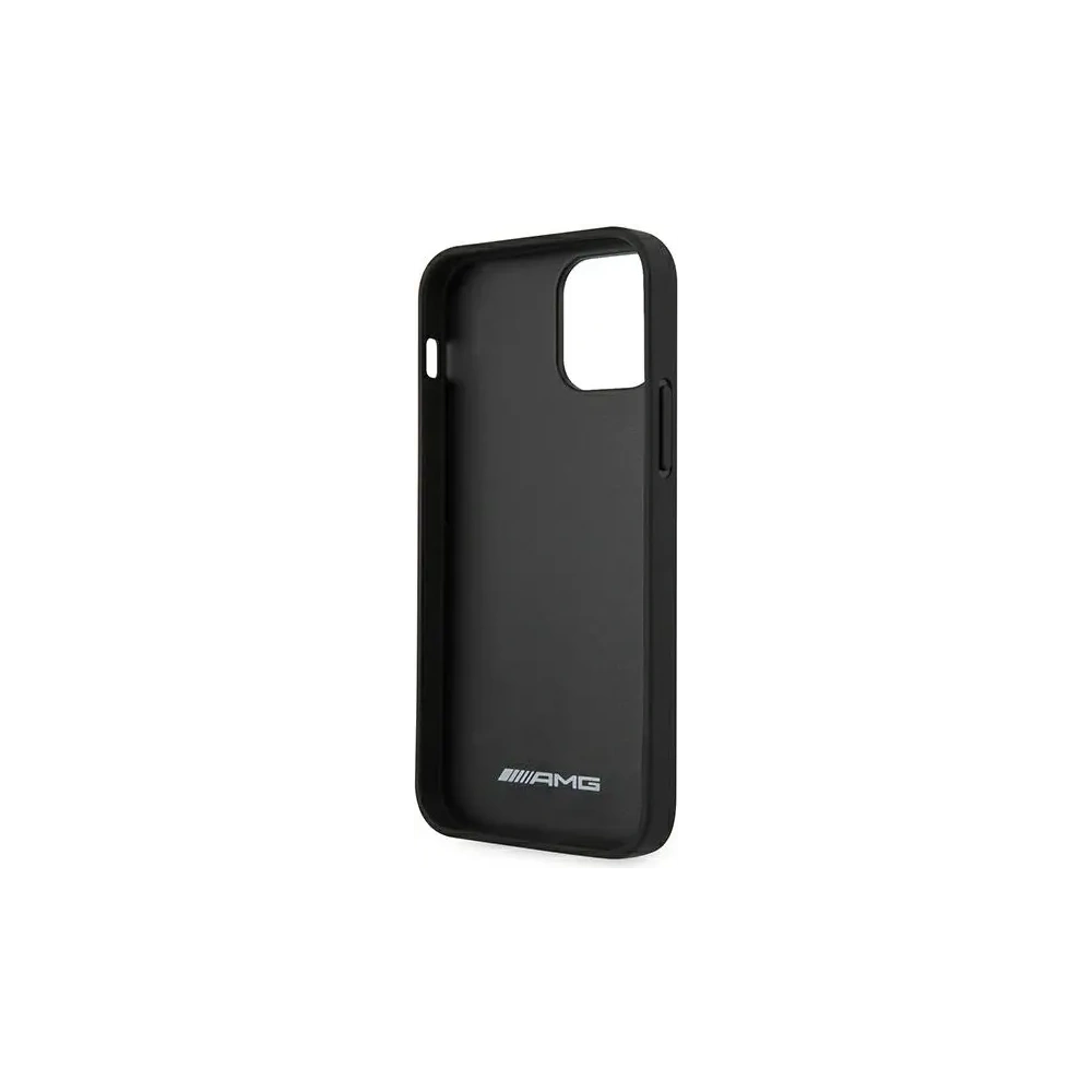 Hurtownia GSM - Etui AMG AMHCP12LDOLBK Apple iPhone 12 Pro Max hardcase Leather Hot Stamped černá/black - MRS102 - {ean13} - Hurt