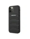 Hurtownia GSM - Etui AMG AMHCP12LGSEBK Apple iPhone 12 Pro Max hardcase kožené s raženými liniemi černé/black - MRS103 - {ean13} - Hurt