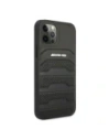 Hurtownia GSM - Etui AMG AMHCP12LGSEBK Apple iPhone 12 Pro Max hardcase kožené s raženými liniemi černé/black - MRS103 - {ean13} - Hurt