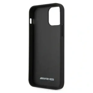 Hurtownia GSM - Etui AMG AMHCP12LGSEBK Apple iPhone 12 Pro Max hardcase Leather Debossed Lines czarny/black - MRS103 - {ean13} - Hurt