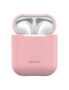 Etui ochronne Baseus Ultrathin na słuchawki Apple AirPods (różowe)
