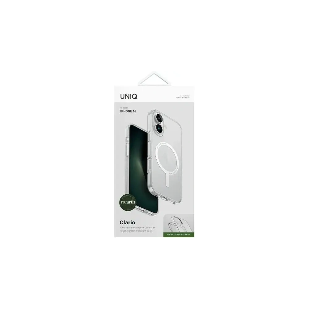 Hurtownia GSM - Etui UNIQ Clario Apple iPhone 16 Magclick Charging przeźroczysty/lucent clear - UNIQ1365 - {ean13} - Hurt