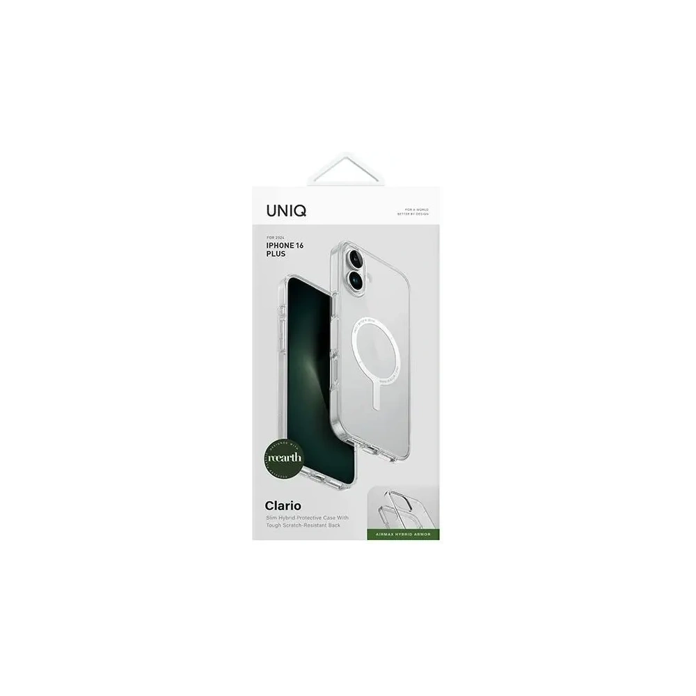 Hurtownia GSM - UNIQ Clario Apple iPhone 16 Plus Magclick Töltés átlátszó tiszta - UNIQ1366 - {ean13} - Hurt