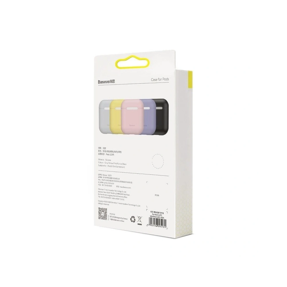 Hurtownia GSM - Etui ochronne Baseus Ultrathin na słuchawki Apple AirPods (różowe) - BSU1142PNK - {ean13} - Hurt