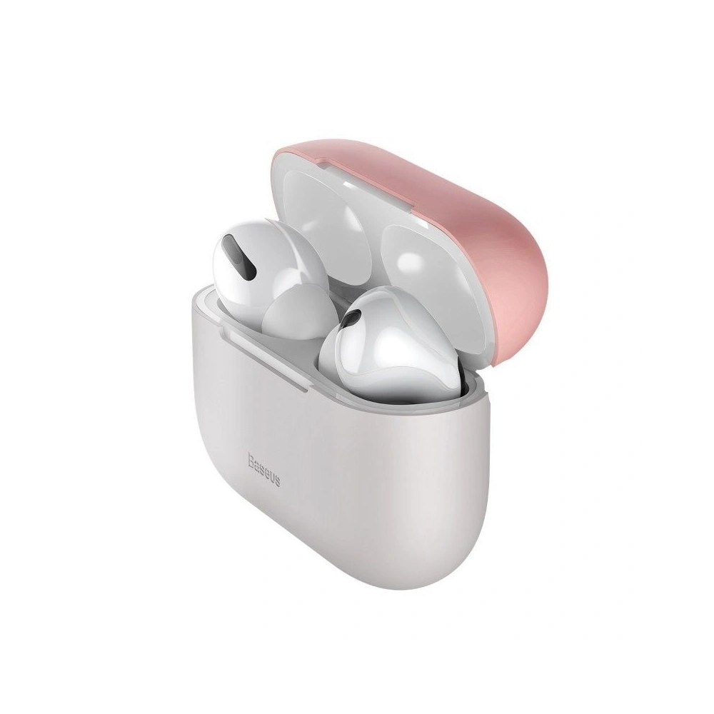 Hurtownia GSM - Silikonhülle Baseus Super Thin für Apple AirPods Pro (grau-rosa) - BSU1149GRYPNK - {ean13} - Hurt