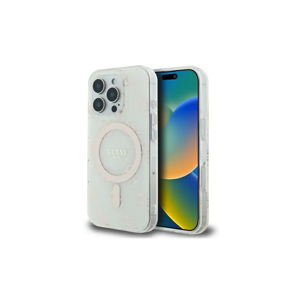 Hurtownia GSM - Guess GUHMP16LH4DTEH Apple iPhone 16 Pro kemény tok IML 4G Háttér MagSafe fehér - GUE003974 - {ean13} - Hurt
