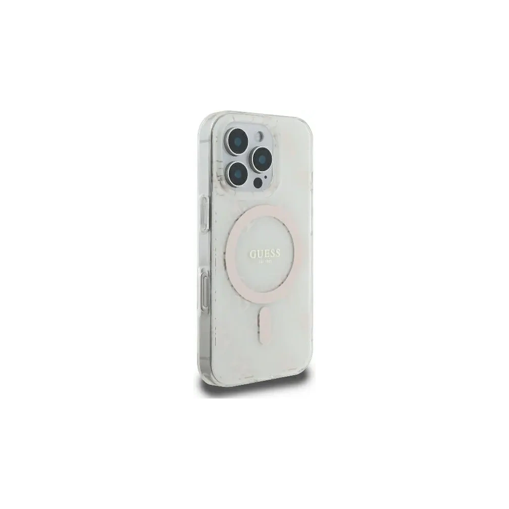 Hurtownia GSM - Guess GUHMP16LH4DTEH Apple iPhone 16 Pro kemény tok IML 4G Háttér MagSafe fehér - GUE003974 - {ean13} - Hurt
