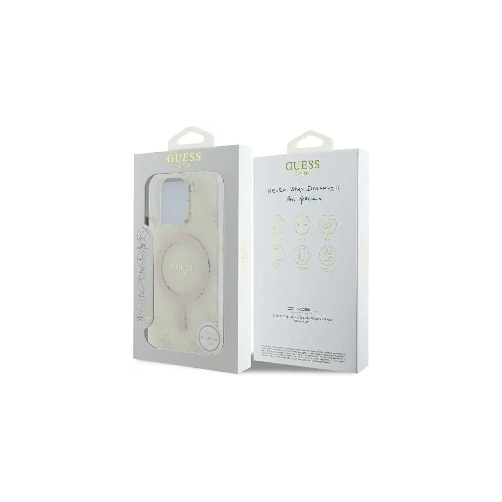 Hurtownia GSM - Guess GUHMP16LH4DTEH Apple iPhone 16 Pro kemény tok IML 4G Háttér MagSafe fehér - GUE003974 - {ean13} - Hurt