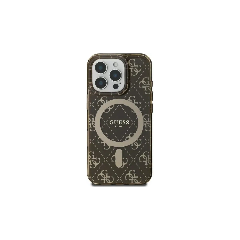 Hurtownia GSM - Guess GUHMP16LH4DTEW Apple iPhone 16 Pro Hardcase IML 4G Hintergrund MagSafe braun - GUE003970 - {ean13} - Hurt