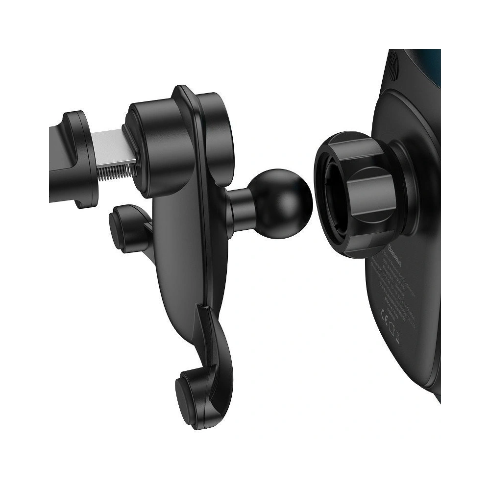 Wholesale Baseus Milky Way Electric Bracket Wireless Charger (15W) Black - BSU1150BLK - {ean13} - Hurt