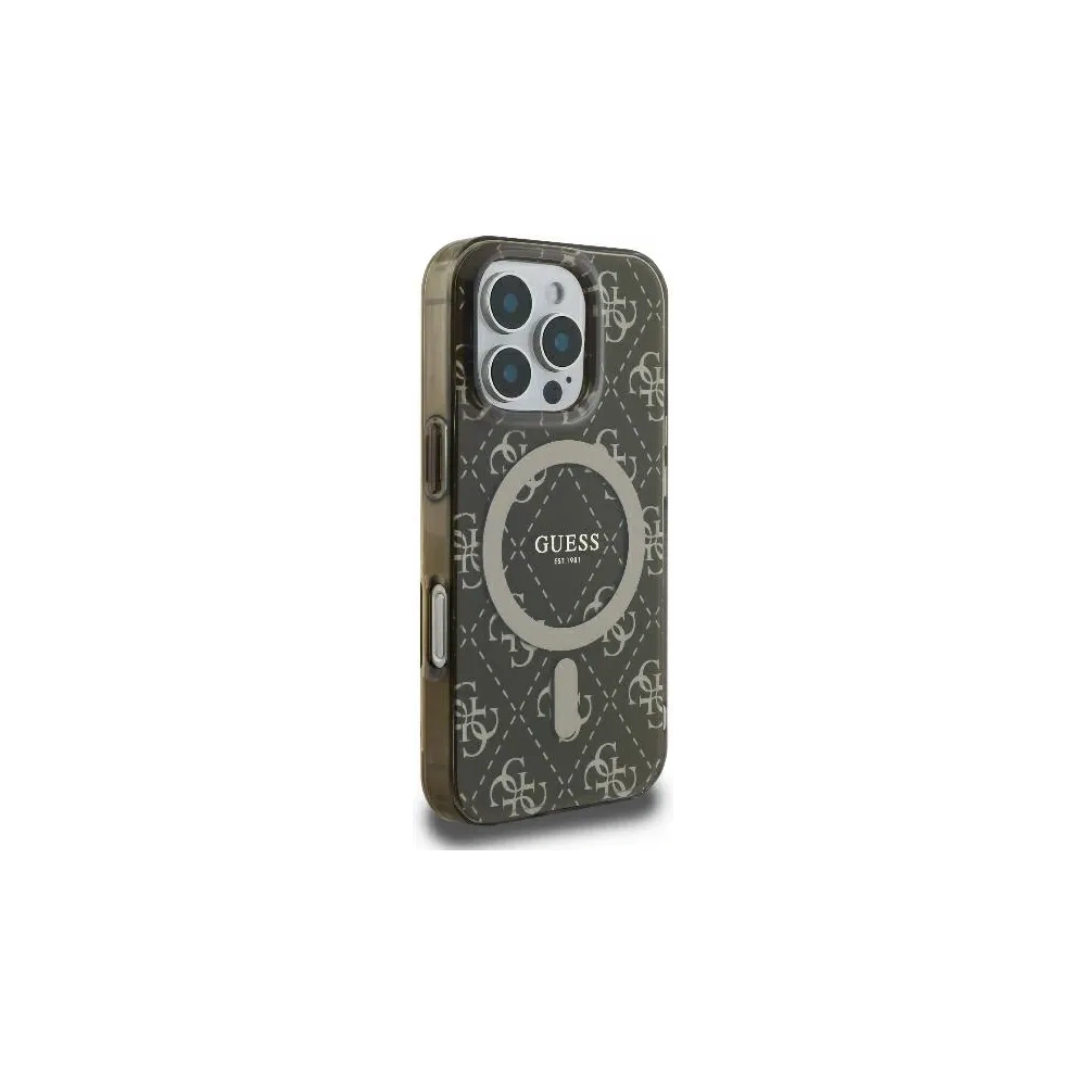 Hurtownia GSM - Guess GUHMP16LH4DTEW Apple iPhone 16 Pro Hardcase IML 4G Hintergrund MagSafe braun - GUE003970 - {ean13} - Hurt