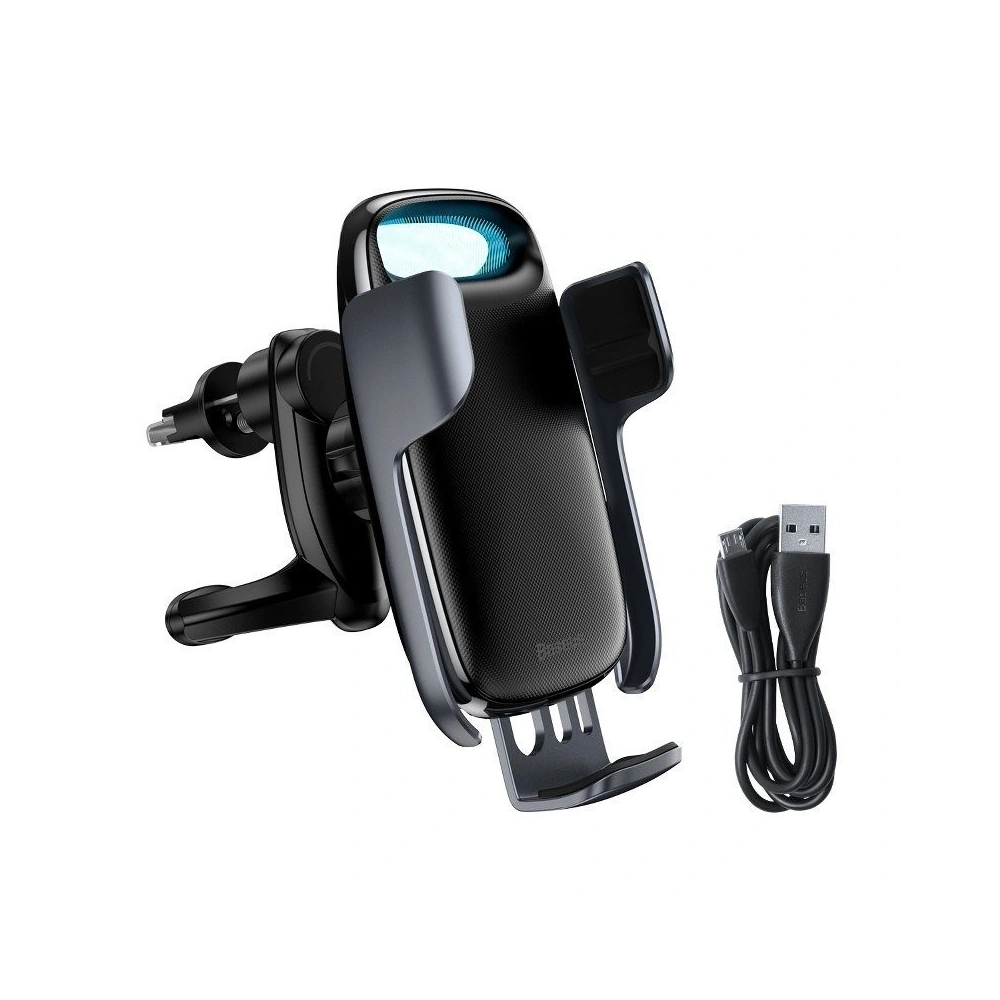 Wholesale Baseus Milky Way Electric Bracket Wireless Charger (15W) Black - BSU1150BLK - {ean13} - Hurt