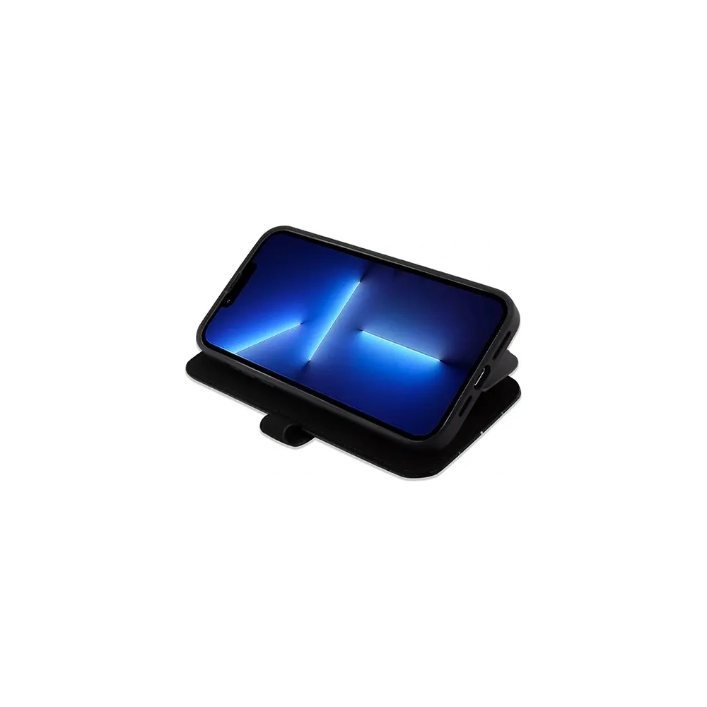Hurtownia GSM - Mercedes MEBKP15L8ROLK Apple iPhone 15 Pro husă din piele cu model Wave neagră - MRS110 - {ean13} - Hurt