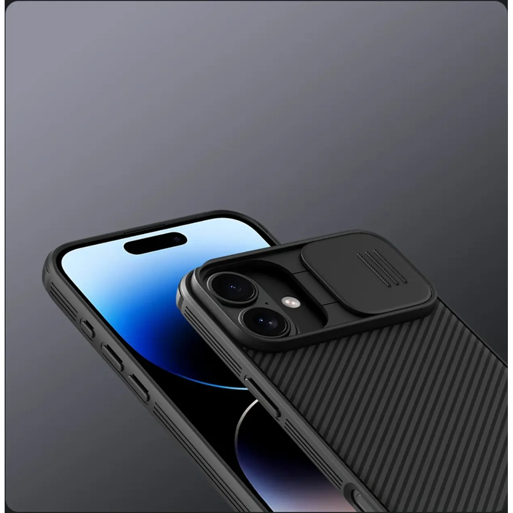 Hurtownia GSM - Etui Nillkin CamShield Pro Magnetic Case na Apple iPhone 16 czarne - NLK1607 - {ean13} - Hurt