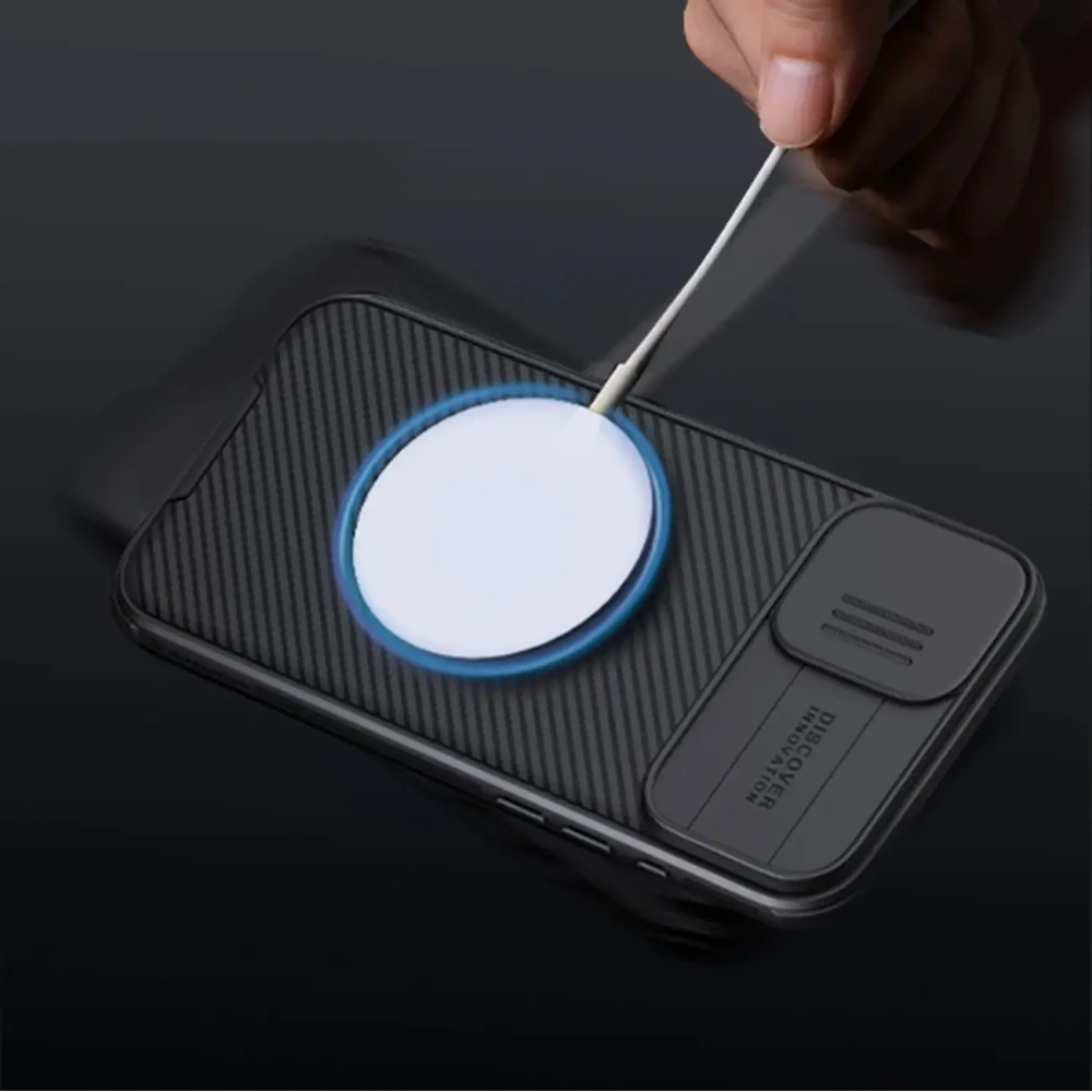 Hurtownia GSM - Etui Nillkin CamShield Pro Magnetic Case na Apple iPhone 16 černé - NLK1607 - {ean13} - Hurt
