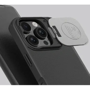 Hurtownia GSM - Nillkin Qin Prop Lederhülle Apple iPhone 16 Pro Max schwarz - NLK1608 - {ean13} - Hurt