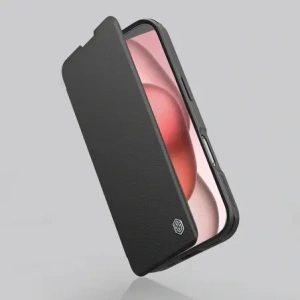 Hurtownia GSM - Nillkin Qin Prop Lederhülle Apple iPhone 16 Pro Max schwarz - NLK1608 - {ean13} - Hurt