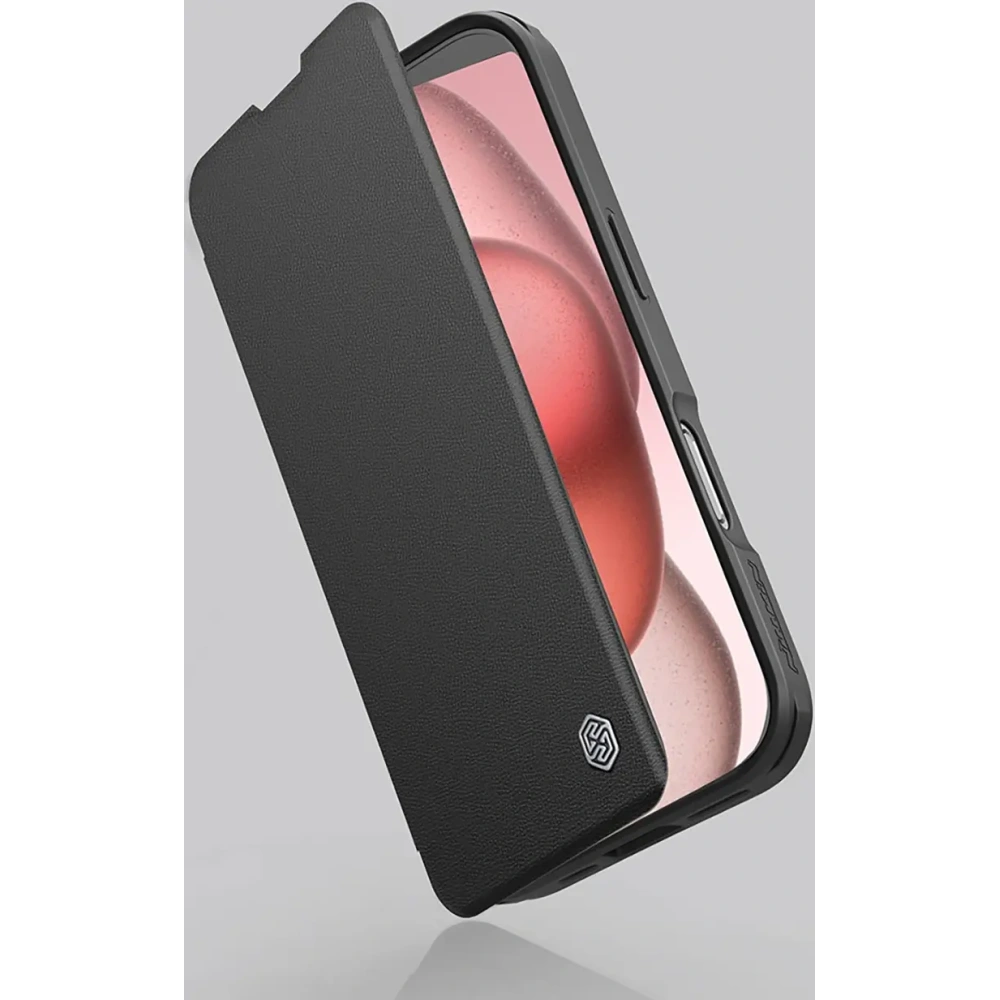 Hurtownia GSM - Nillkin Qin Prop Lederhülle Apple iPhone 16 Pro Max schwarz - NLK1608 - {ean13} - Hurt