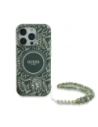 Hurtownia GSM - Guess GUHMP16LHCPOFPA Apple iPhone 16 Pro husă dură IML Flori Allover Electro cu curea din perlă MagSafe verde - GUE003951 - {ean13} - Hurt