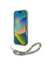 Hurtownia GSM - Guess GUHMP16LHCPOFPA Apple iPhone 16 Pro husă dură IML Flori Allover Electro cu curea din perlă MagSafe verde - GUE003951 - {ean13} - Hurt