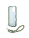 Hurtownia GSM - Guess GUHMP16LHCPOFPA Apple iPhone 16 Pro husă dură IML Flori Allover Electro cu curea din perlă MagSafe verde - GUE003951 - {ean13} - Hurt