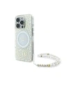 Hurtownia GSM - Etui Guess GUHMP16LHCPOFPH Apple iPhone 16 Pro hardcase IML Flowers Allover Electro With Pearl Strap MagSafe biały/white - GUE003947 - {ean13} - Hurt