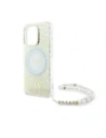 Hurtownia GSM - Etui Guess GUHMP16LHCPOFPH Apple iPhone 16 Pro hardcase IML Flowers Allover Electro With Pearl Strap MagSafe biały/white - GUE003947 - {ean13} - Hurt